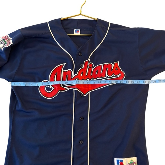 Russell Athletic Diamond Collection Cleveland Indians Jersey – Size 48 (XL) - Picture 6 of 8